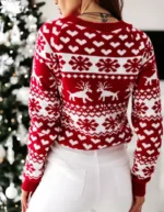 Christmas Elk Knitted Sweater