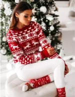 Christmas Elk Knitted Sweater