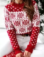 Christmas Elk Knitted Sweater