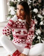 Christmas Elk Knitted Sweater