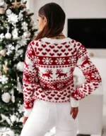 Christmas Elk Knitted Sweater