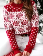 Christmas Elk Knitted Sweater