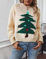 Christmas-Sweater-Womens-Christmas-Tree-Pullover