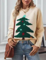 Christmas-Sweater-Womens-Christmas-Tree-Pullover